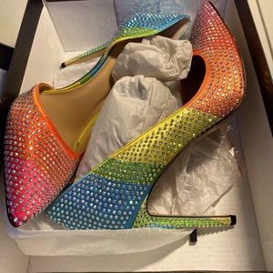 Kenjay21f Rainbow Heels I.N.C. International Concepts